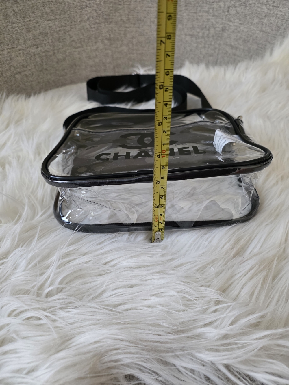 Clear PVC Crossbody Bag Transparent Bag Stadium Bag - Picture 9 of 10